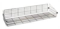 Quantum 18 x 60 x 10 Inch Chrome Plated Post Basket, 600 lb Capacity