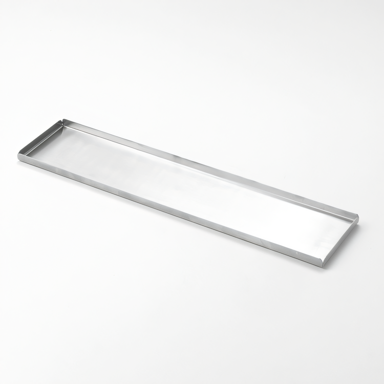 Product image #1 for American Metalcraft Rectangular Stainless Steel Satin Finish Serving Tray, 20-1/8 x 4-1/2 Inch
