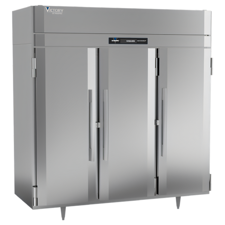 Product image #1 for Victory UltraSpec FS-3D-S1-HC Three-Section Full-Height Solid Door Reach-In Freezer