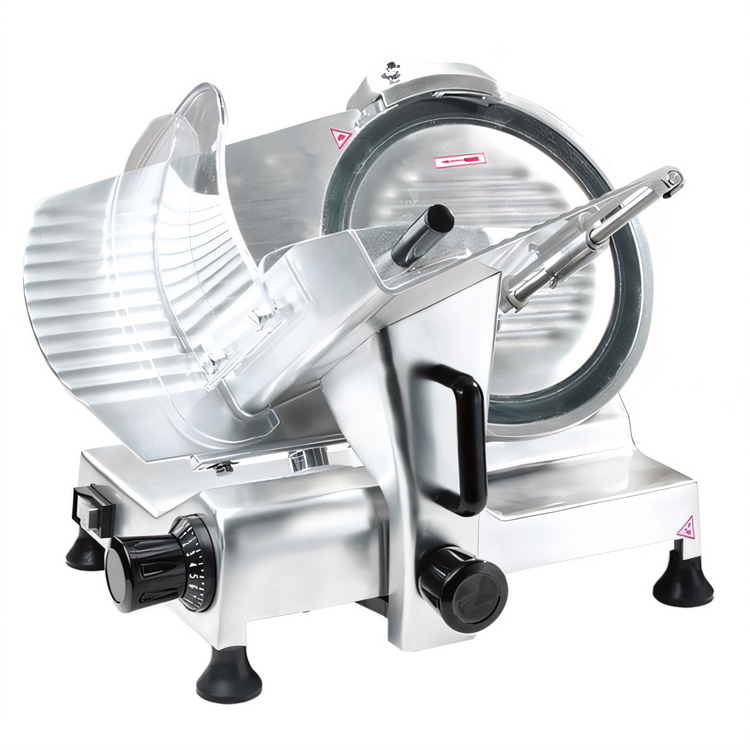 Product image #1 for BakeMax 12-Inch Manual Gravity Feed Belt-Driven Countertop Meat Slicer
