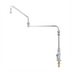 Thumbnail image #1 for T&S Brass Single Pantry Deck-Mount Faucet with 24-Inch Double Joint Swing Nozzle and 4-5/8-Inch Extension