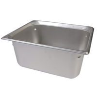 Vollrath Super Pan 3® 1/2 GN Solid Hotel Pan, 6 Inch Deep, 9.4 Qt, Stainless Steel