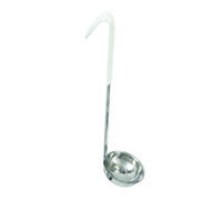 Crestware 3 oz. Ladle with 13-Inch Ivory Silicone Handle