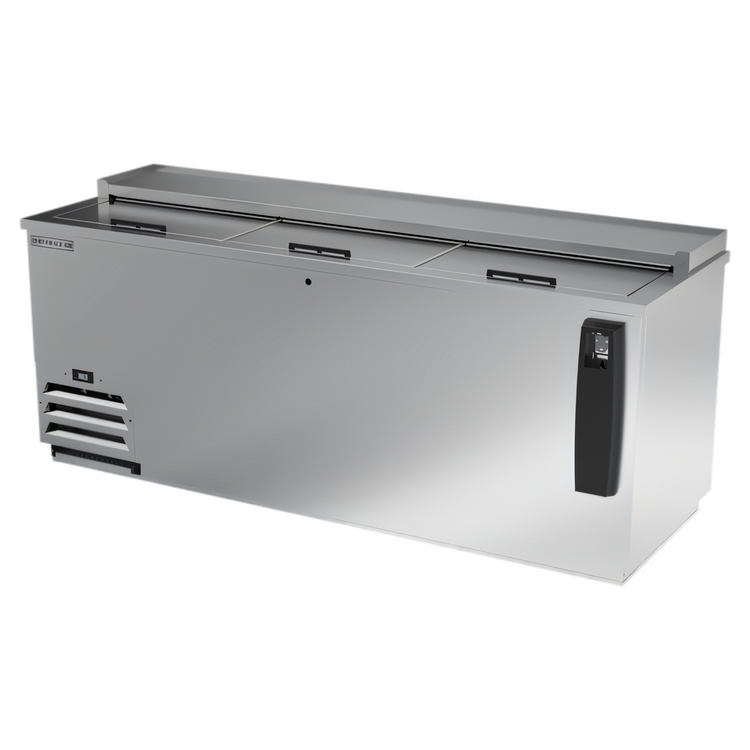 Product image #1 for Frosty Brew 80-Inch Flat Top Bottle Cooler with 3 Sliding Lids