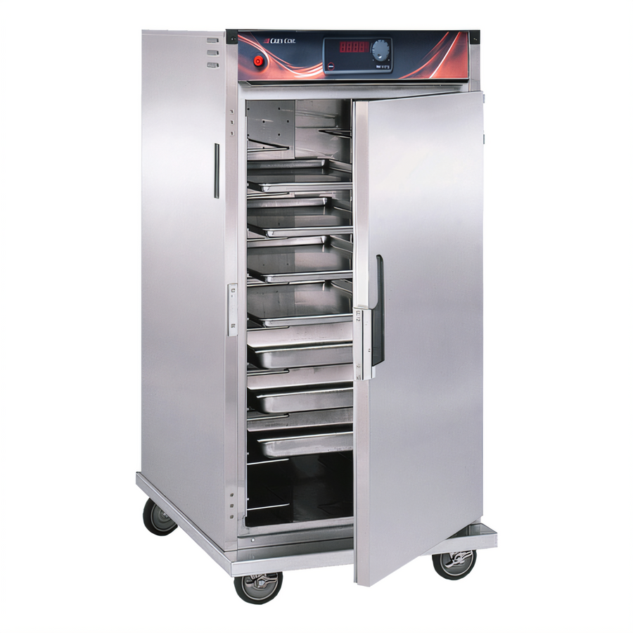 Product image #1 for Cres Cor Intermediate-Height 3/4 Size Mobile Heated Holding Cabinet, 1 Section, 9 Pan Capacity