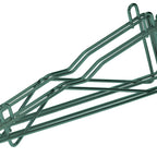 Thumbnail image #1 for Quantum DCB12P 12" Wall-Mount Double-Post Cantilever Shelf Support, Green Epoxy Finish