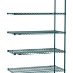 Thumbnail image #1 for Metro Super Erecta SE-2430K3-74-A5 Add-On Wire Shelving Unit, 30"W x 24"D x 74"H, 800 lb. capacity per shelf, 2000 lb. capacity per unit, 1" shelf