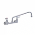 Thumbnail image #2 for T&S Brass UltraRinse 8-Inch Centers Wall Mount Mixing Faucet with 12-Inch Swing Nozzle