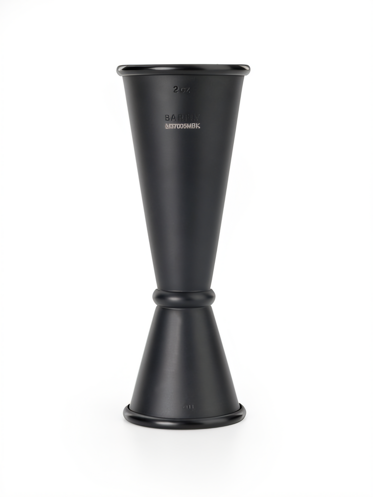 Product image #1 for Barfly Black Out Japanese Style Double Jigger, 1 oz. & 2 oz., Matte Black-Plated Stainless Steel