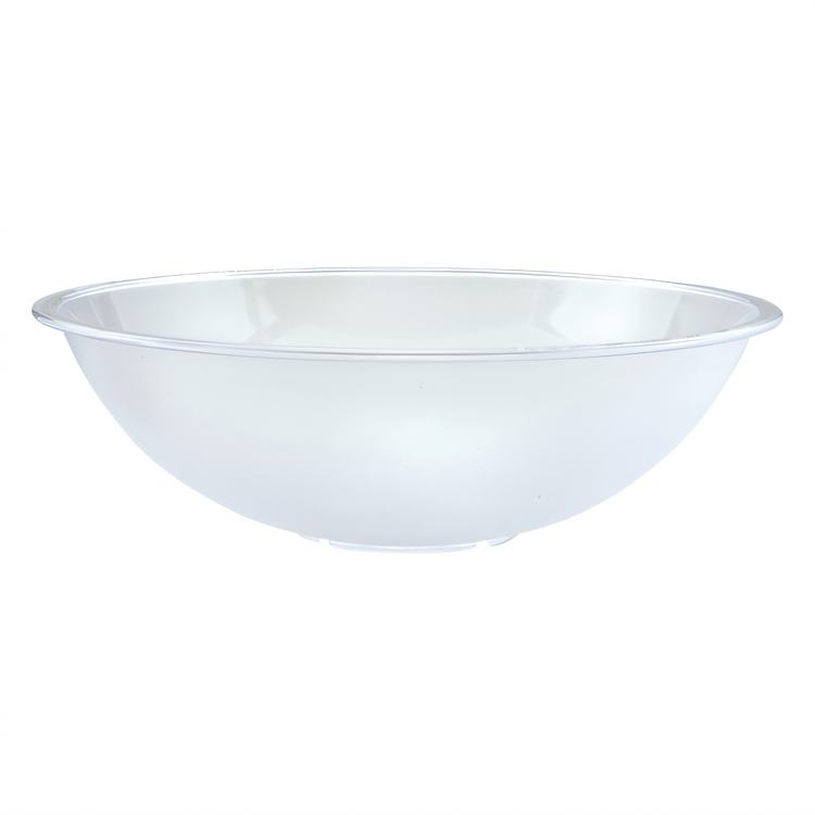 Product image #1 for Winco PBB-15 Pebbled Clear Polycarbonate Round Bowl, 15-3/4 Inch