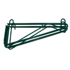 Thumbnail image #1 for Klinger's Trading SD14-GREEN 14" Deep Green Epoxy-Coated Double Wall Shelf Bracket