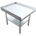 Thumbnail image #1 for Omcan USA Stainless Steel Equipment Stand with Undershelf and 2-Inch Rear/Side Upturn, 24 x 30 Inches