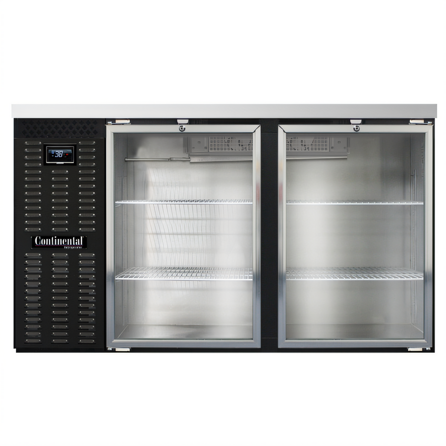 Product image #1 for Continental Refrigerator BB59NGD 59" Two Glass Door Back Bar Cooler