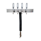 Thumbnail image #1 for Micro Matic USA UCM-4-SSKR Slim Underbar 4-Faucet Glycol-Cooled Draft Beer Dispenser, Brushed Stainless Steel, 2-1/2-Inch Height