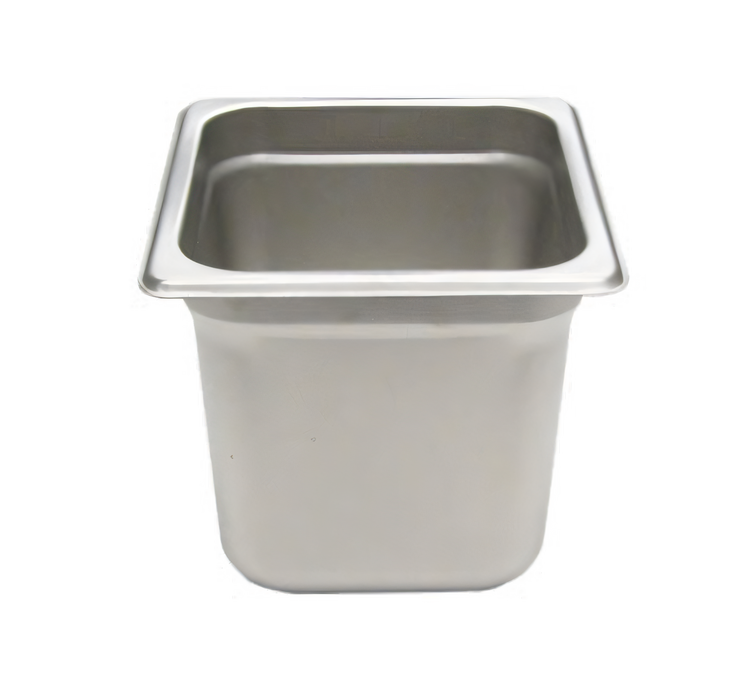 Product image #1 for NestWell 1/6 Size 6-Inch Deep 24-Gauge Stainless Steel Steam Table Pan