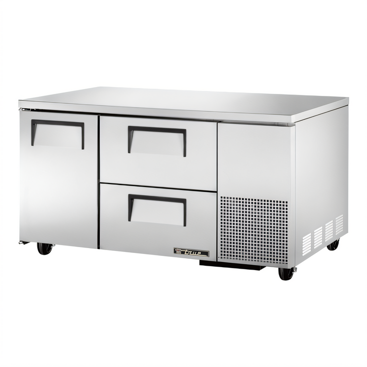 Product image #1 for True 60-Inch Deep Undercounter Refrigerator with 1 Door and 2 Drawers
