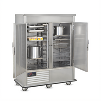 FWE URS-20 2-Section Mobile Refrigerated Cabinet for 20 Full-Size Sheet Pans