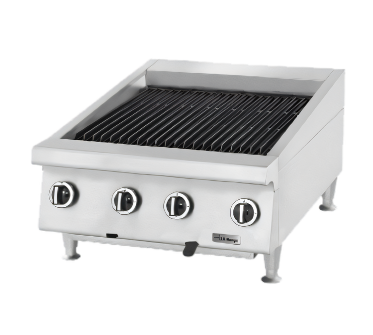Product image #1 for Garland 47-1/4 Inch Heavy Duty Gas Radiant Countertop Charbroiler with Adjustable Cast Iron Grates