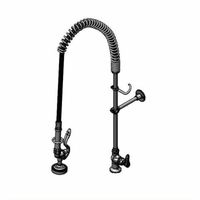 T&S Brass EasyInstall Single-Hole Deck-Mount Pre-Rinse Faucet with 18-Inch Riser and 1.15 GPM Spray Valve