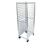 Thumbnail image #1 for John Boos Front-Load Mobile Aluminum Bun Pan Rack, 20 Pan Capacity, 3-Inch Spacing