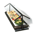 Thumbnail image #1 for Carlisle Adjustable Double-Sided Aluminum Sneeze Guard Legs, Black