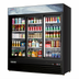 Thumbnail image #1 for Everest Refrigeration EMGR69B Three-Section Reach-In Sliding Glass Door Merchandiser Refrigerator, 69 Cu. Ft.