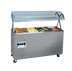 Thumbnail image #1 for Vollrath 2-Series Affordable Portable 3-Well Mobile Hot Food Station with Buffet Breath Guard and Open Storage Base, 208-240V
