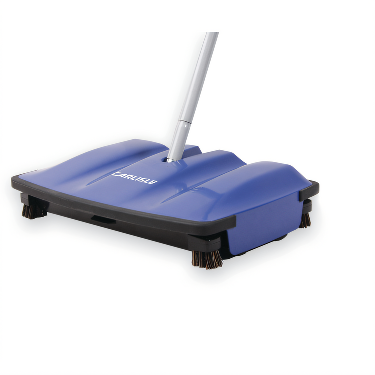 Product image #1 for Carlisle 12-Inch Multi-Surface Duo-Sweeper Carpet Sweeper, Blue