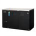 Thumbnail image #1 for Everest Refrigeration 49-Inch Two-Section Back Bar Refrigerator, 13 Cu. Ft., Self-Contained Side-Mounted, Stainless Steel Top