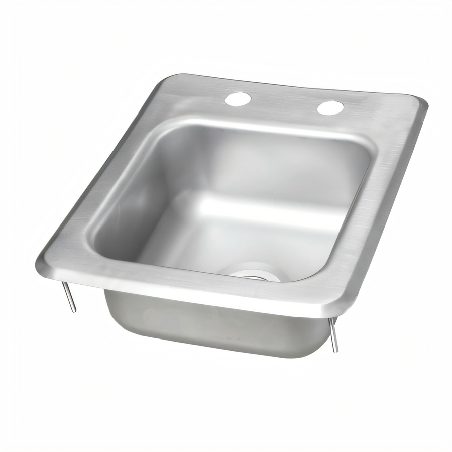 Product image #1 for John Boos Pro-Bowl 1-Compartment Drop-In Stainless Steel Sink with 9" x 9" Bowl