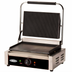 Thumbnail image #1 for Serv-Ware Single Countertop Electric Panini Grill with Grooved Top and Flat Bottom