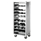 Thumbnail image #1 for Dinex DXPR836 Closed-Side Roll-In Rack, 36-Tray Capacity, 18 x 26 Inch Trays, 1-1/2 Inch Slide Spacing