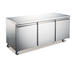 Thumbnail image #1 for Omcan 72-Inch Three-Section Undercounter Reach-In Refrigerator, 15.5 Cu. Ft., Stainless Steel