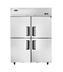 Thumbnail image #1 for Atosa Two-Section Reach-In Refrigerator with Solid Half Doors, 43.2 Cu. Ft., Top-Mount Self-Contained, Stainless Steel