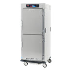 Thumbnail image #1 for Metro C5 C599-SDS-U Controlled Humidity Heated Holding & Proofing Cabinet, Full-Height Mobile, Stainless Steel Dutch Doors, 17 Sheet Pan Capacity