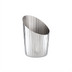 Thumbnail image #1 for Stainless Steel Angled Fluted French Fry Cup, 12 oz.