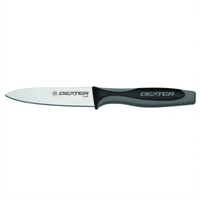 Dexter Russell V-Lo 3-1/2 Inch Paring Knife with DEXSTEEL High-Carbon Steel Blade