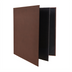 Thumbnail image #1 for Winco Four-View Letter-Size Leather-Like Brown Menu Cover