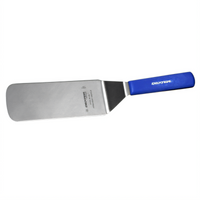 Dexter Russell Cool Blue Sani-Safe 8-Inch x 3-Inch Solid Stainless Steel Grill Turner