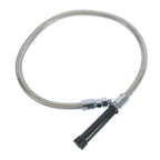 Thumbnail image #1 for BK Resources BKH-60-G Pre-Rinse Faucet Hose, 60 in, Stainless Steel, Universal Adapter