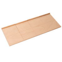 31-1/2 x 12 Inch Rectangular Beech Plywood Serving Board with 8 Cutting Sections