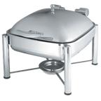 Thumbnail image #1 for Vollrath Intrigue® 46113 Square Induction Chafer Stand, Mirror-Finished Stainless Steel