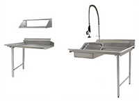 Eagle Group DTC-48RL-16/3 Straight Right-to-Left Dishtable Package with Pre-Rinse Sink