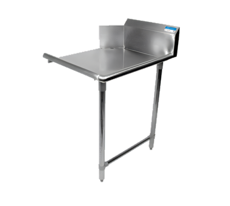 Product image #1 for BK Resources 60-Inch Straight Clean Dish Table with Left-to-Right Operation, 304 Stainless Steel Top