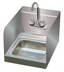 Thumbnail image #1 for Advance Tabco Special Value Series Wall Mounted Hand Sink with Side Splashes and Splash-Mounted Faucet
