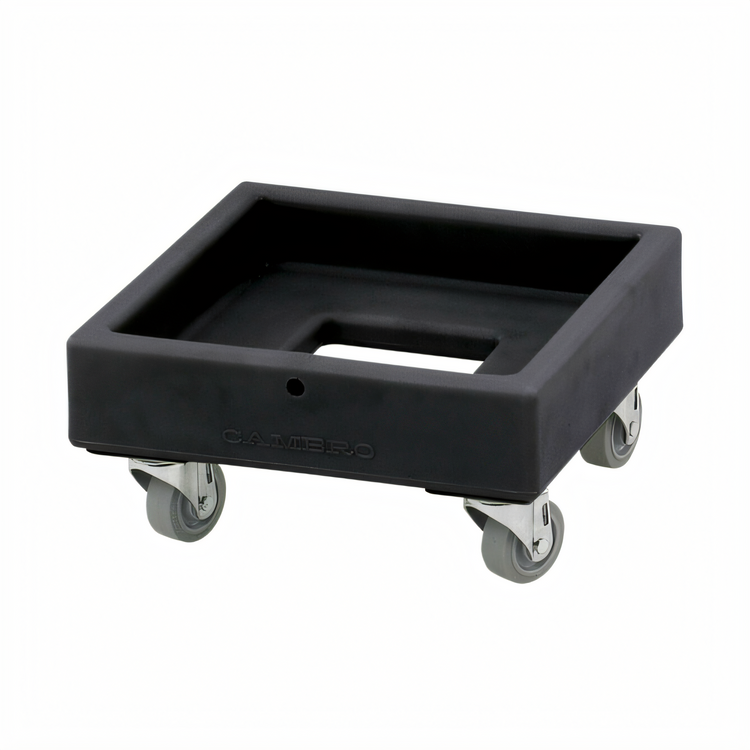 Product image #2 for Cambro Camdolly Open Frame Milk Crate Dolly, Black, 250 lb Capacity