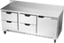 Thumbnail image #1 for Beverage-Air 72-Inch Three-Section Worktop Refrigerator with 4 Drawers and 1 Door