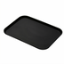Thumbnail image #2 for Cambro Camtread® Rectangular Non-Skid Fiberglass Serving Tray, 10-5/8 x 13-3/4 Inches, Black Satin