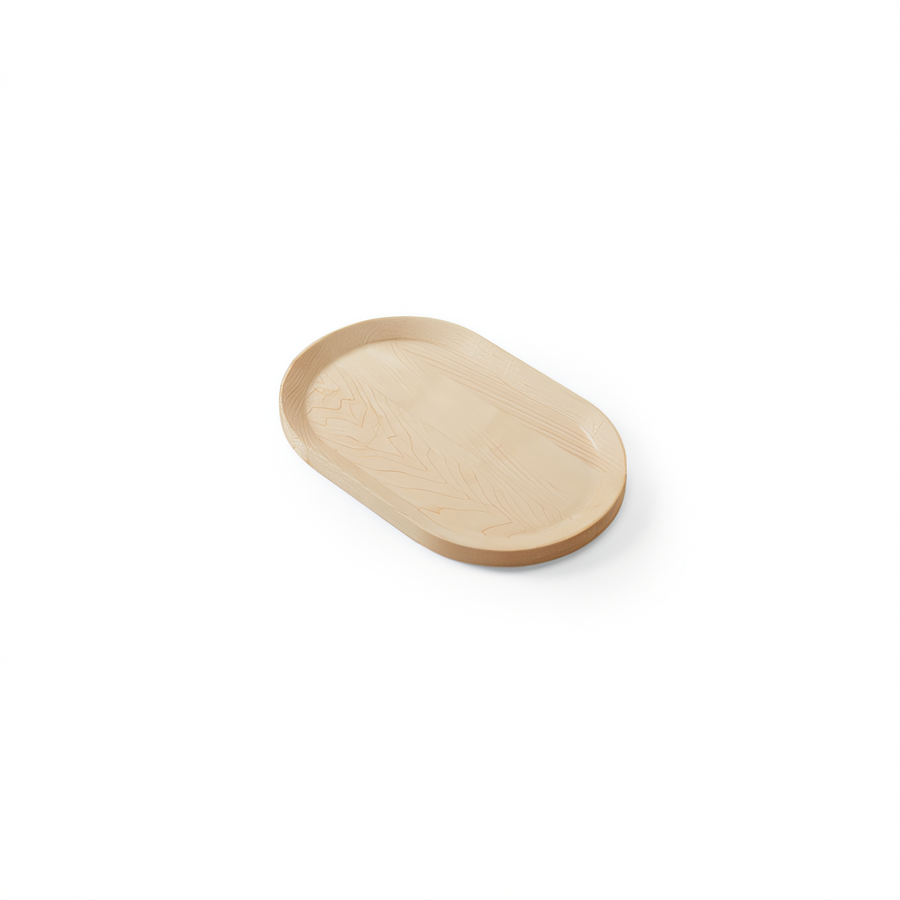 Product image #1 for American Metalcraft Lyselle Collection Oval Maple Wood Serving Board