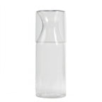 Thumbnail image #1 for American Metalcraft WC40 40 oz Clear Plastic Round Water Carafe with 18 oz Cup Case of 12
